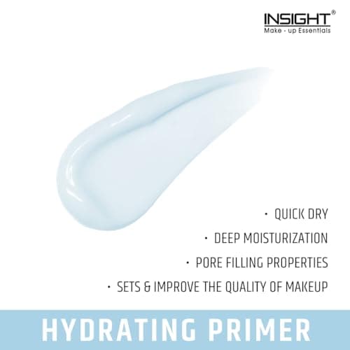 INSIGHT Prime 'n Perfect Hydrating Primer 10 ml |Featherlight Formula, Intense Hydration|Minimizes Pores, Smooths & Refines Skin | Shine Control, Advanced Moisture Lock Technology |Ideal for All Skin  2