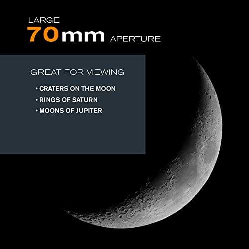 Celestron 21061 AstroMaster 70AZ Refractor Telescope 3