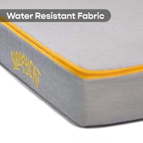 SleepyCat Baby Mattress for Crib & Toddler Bed | High Density Foam with Medium Firm Support | Waterproof Washable Cover | Hypoallergenic & Breathable | 48x24x4 Inch 3
