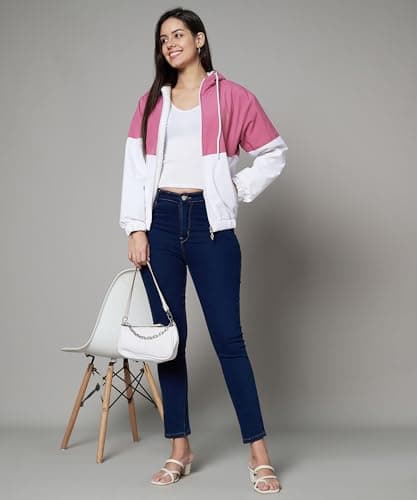 eWools Women's Fullsleeves Jacket (Pink_D, Small) 5