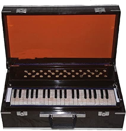 KHALSA MUSICAL 42-Keys, 7 Bellow, Two Reed(Bass-Male), 3.5 Octave with Free Paaded Carry Bag