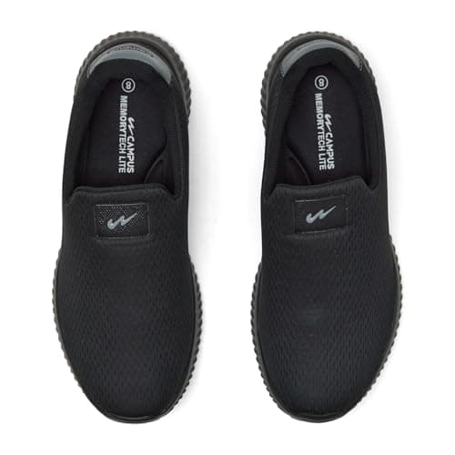 Campus Men's OXYFIT (N) Walking Shoes BLK - 8UK/India 4