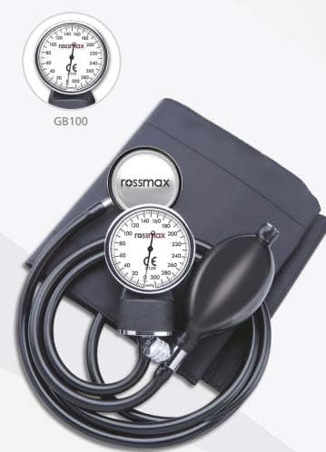 Rossmax GB102 Aneroid Blood Pressure Monitor (Black), With Stethoscope 3