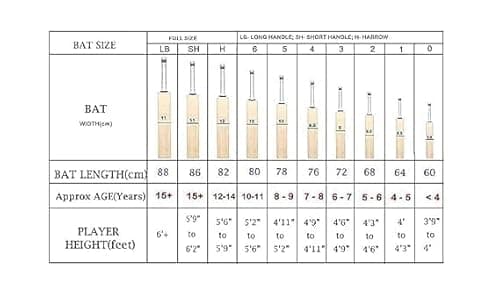 Pro Super GradeCricket Bat Full Size Popular Willow Cricket Bat with Bat Cover Play for Plastic Ball | Tennis Ball | Rubber Ball (Black) 6