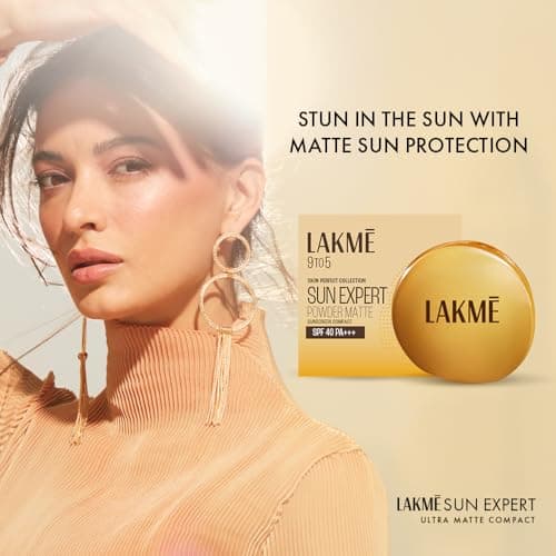 Lakme Sun Expert Ultra Matte Spf 40 Pa+++ Compact|| Non Greasy Non Sticky|| For Indian Skin|| Gives Even-Tone Complexion|| 7 g 4
