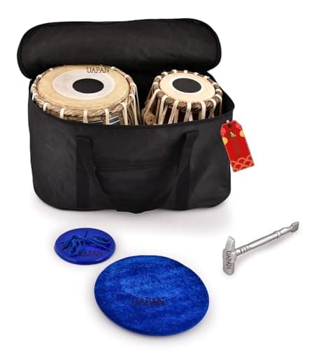 UAPAN steel Tabla set with with All Accessories I Complete Professional Package for Musicians 2