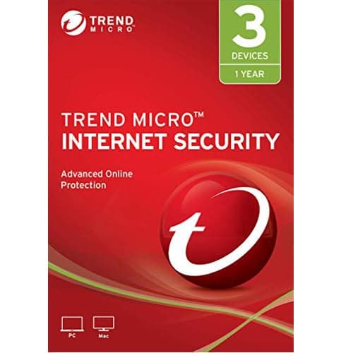 Trend Micro Internet Security Global Version (Windows/Mac/Android/iOS) - 3 User, 1 Year (Email Delivery in 2 Hours - No CD)