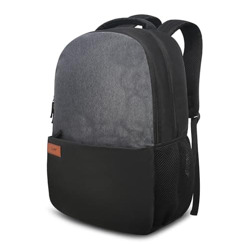 Skybags Evo 3 Compartment Laptop Backpack Black & Grey, 18 Liter 3