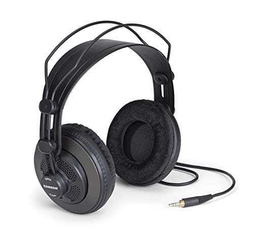 Samson SR850 Studio Wired Over Ear Headphones Without Mic (Black)