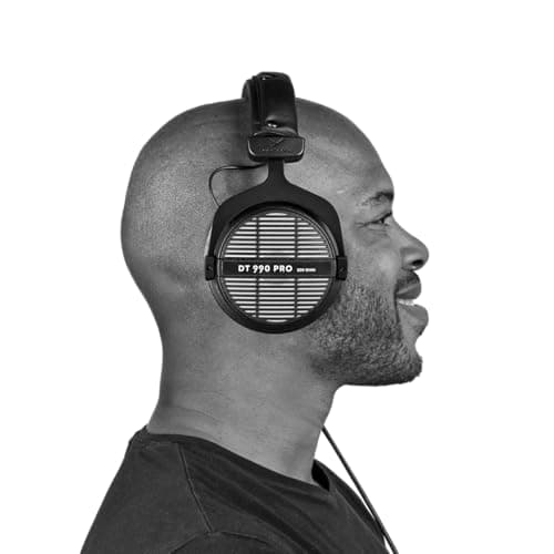 beyerdynamic DT 990 PRO Over Ear Wired Studio Headphones (Black) 5