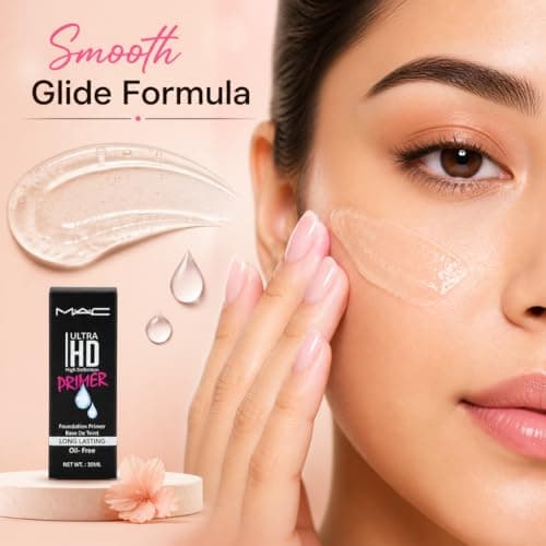 MAAC Ultra HD High Definition Primer Long Lasting Oil Free Foundation Base Lightweight Primer for Flawless Finish Pore Minimizing Skin Controls Oil Stay Smooth for All Skin Types Daily Use 3