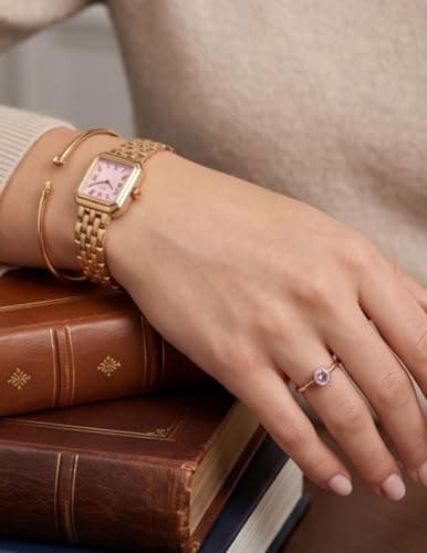 CLEO Be Bold Be You Gold Luxe Fashion Watch for Women | Jewellery Style Bracelet Watch (272) 3