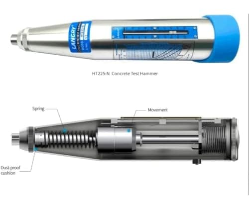 Indian Enterprise LANGRY Concrete Rebound Hammer Concrete Test Hammer Strength Testing NDT Equipment 5