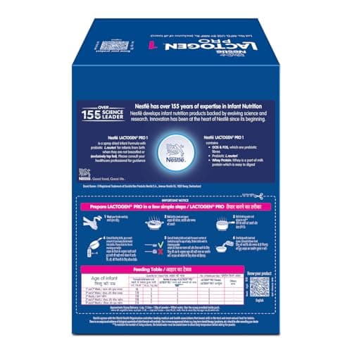 Lactogen Pro 1 Powder, 1.2Kg Pack, 0-6 Months, Infant Formula With Probiotic And Prebiotics 2