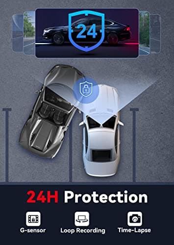 DDPAI Z50 Dashcam for Cars 4K | UHD Front and Rear Dual Channel Dash Cam with GPS, WiFi, Night Vision, ADAS and Super Capacitor | True 4K Dashcam with 3840x2160P Front and 1080P Rear Camera 4