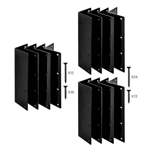 ATORSE Raised Garden Bed Corner Brackets for Vegetable Planter Garden 4 Pieces 5