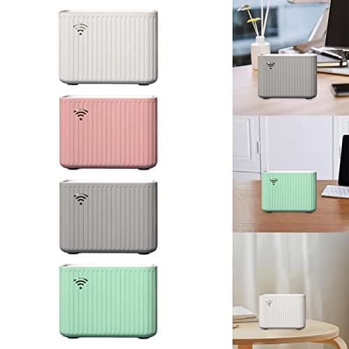 BNF® Router Storage Case Wire Hiding Cable Management Box Decoration for Bedroom White | Computer Cables & Connectors |Cable Ties & Organizers|1 Piec Router Stora Box 4