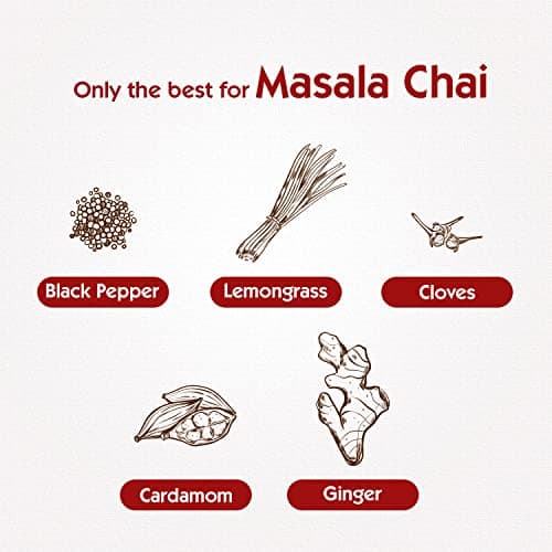 Society Masala Chai — Five-Spice Indian Masala Tea, Real Cardamom Ginger Clove Black Pepper Lemongrass Blended Into Assam CTC, Hasmukhrai & Co. Since 1924 | 250 g Pouch | No Flavouring 3
