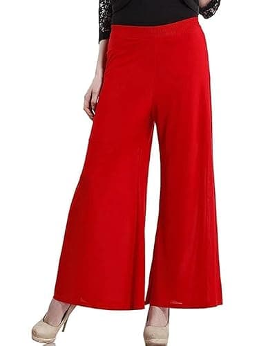 Lovely India Fashion Palazzo Malai for Womans and Girls Red L 2