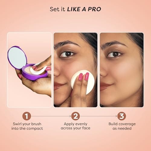 SUGAR POP 20 HR Longwear compact with Kaolin Clay and Vitamin E | Face Powder with Matte Finish | Oil Control | 9gm - 03 Honey 4