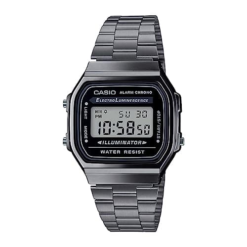 Casio Vintage Series Digital Black Dial Unisex's Watch-A168WGG-1ADF