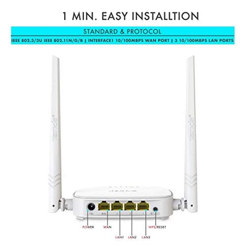 TENDA-N301 N300 WiFi Easy Setup Router | 300Mbps WiFi Speed| Parantal Control | WISP and Repeater Mode 2