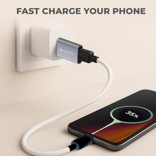Amkette USB 3.0 Type-C Female to USB-A Male OTG Adapter | 5Gbps High-Speed Data Transfer | 15W Fast Charging | Compact, Portable & Durable Aluminum Alloy | Universal Compatibility for Laptops & More 2