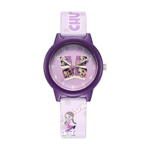 Zoop Chhota Bheem Analog Watch with Purple Dial & Purple Strap for Boys Girls Kids, from House of Titan - 16042PP02FW