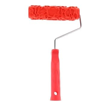 Various Embossed Pattern Painting Roller with pp Handle Brush Tool 7" M