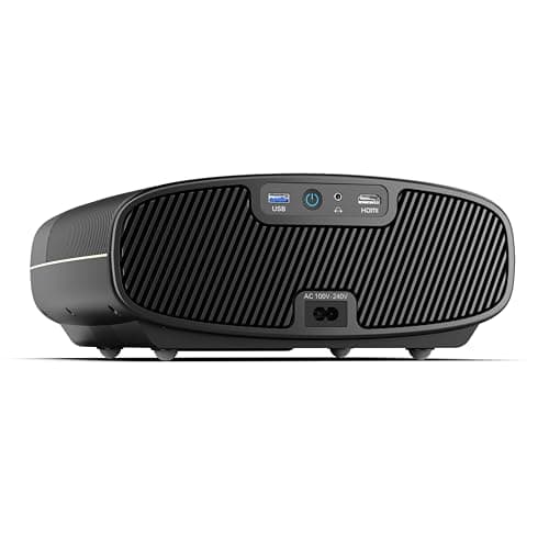 BORSSO BS50 AIR (GTV) Certified Android 14 (2gb/32gb) Projector 4K Ultra HD, Fully Automatic, Closed Engine, 4K & HDR 10 Support, Ultra Bright 2400 ANSI, HDMI ARC, Dolby Audio, BT 5.2, Dual Wi-Fi 4