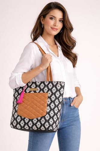 Jacquard Tote Bag