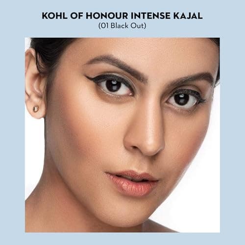 SUGAR Cosmetics Kohl Of Honour Intense Kajal Pencil for Women | Smudge Proof & Waterproof | Ophthalmologist Tested | Deep Pigmented in One Stroke | 12Hr Wear - 01 Black Out 4