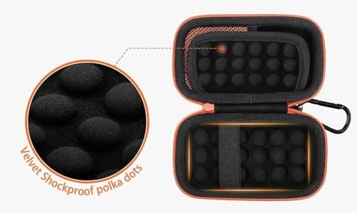 VERTUS® SSD Case Cover for Transcend 240C Portable SSD, Travel Case Protective Cover Storage Bag for Transcend SSD (Black) 4