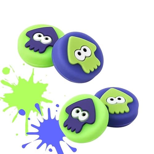 OIVO INDIA 4pcs Silicone ThumbGrip Caps Creative Cartoonish Octopus Design Thumb Grip Silicone Compatible with PS5, PS4, Xbox Remote Joystick Thumbstick