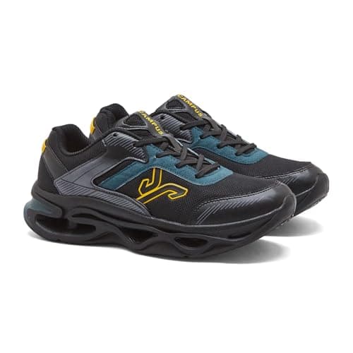 Campus Men's FEROX Black/Pacific Running Shoes - 8UK/India 1 Pair 3