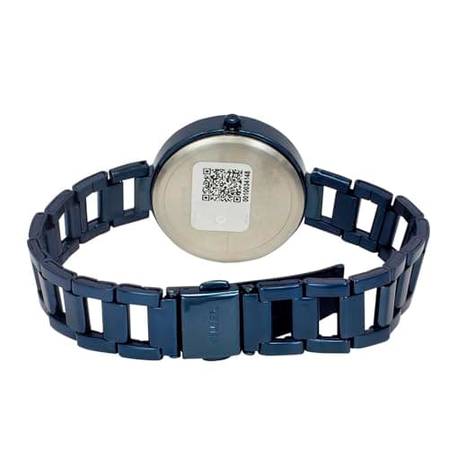 TIMEX Analog Watch for Women with Blue Round Dial & Blue Stainless Steel Bracelet Band Water Resistant Women's Wrist Watches - TW000X268 3