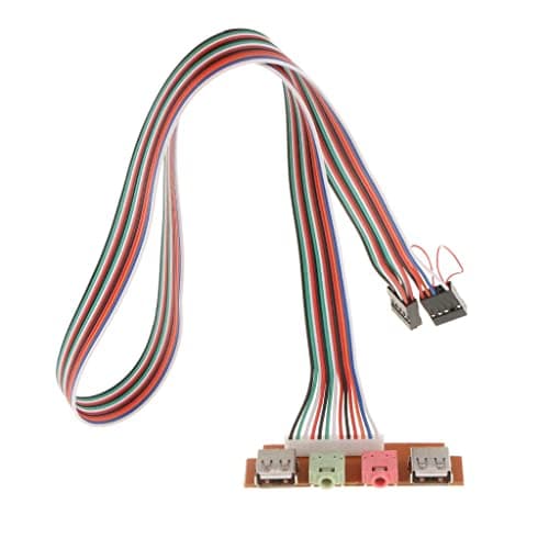 Club Bollywood®PC Computer Case Front Panel USB Audio Port Mic Earphone Cable 7.3CM|Computers/Tablets & Networking | Computer Components & Parts |1x USB Audio Port Mic Earphone Cable 3