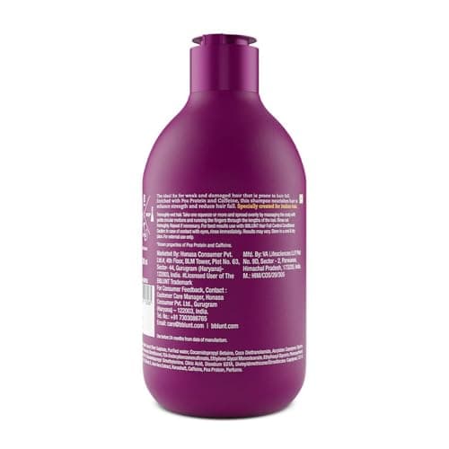 Bblunt Hair Fall Control Shampoo with Pea Protein & Caffeine for Stronger Hair | Reduces Up to 93% Hair Fall | Adds Shine | 300 ml 2