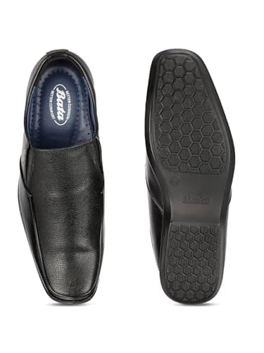 Bata Sa 05 E Men's Black Formal Shoes - 10 UK (8516713) 5