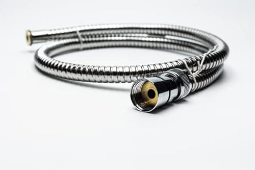Kohler Health Faucet Hose | 1 Meter Flexible Metal Tube | High-Pressure Spray Head Connector | Durable Bathroom Accessory | Polished Chrome Finish | 2 Year Warranty