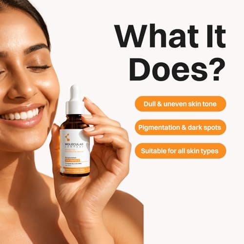 Molecular Company 10% ENCAPSULATED Vitamin C Face Serum 30ml | More Absorption, Lesser Irritation | 1% Vitamin B5 & 0.5% HPPA for Glowing Skin, Brightens Dark Spots & Uneven Skin Tone, All Skin Type 4
