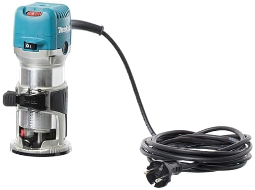 Makita RT0702C Wood Trimmer (Router) 6 mm (1/4″), 8 mm (3/8”) 710 W Variable Speed Trimmer with Anti-Restart Function 2