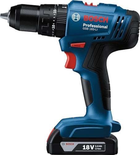 BOSCH GSB 183-Li Cordless Impact Drill/Drivers With 2 Batteries 2