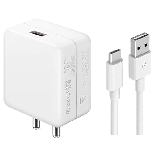 80W Charger for OPP-O Reno11 Pro/Reno 11 Pro Charger Original Adapter Like Quick Dash Warp Dart Flash Super Vooc Fast Charger with 1 Meter Type C USB Data Cable (4A/7.3A, TDW51, Red)