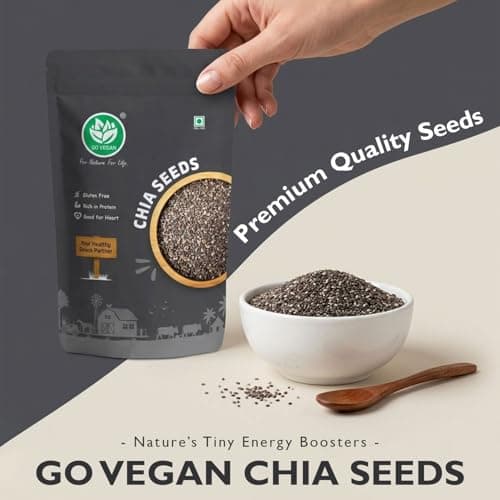 Go Vegan Chia Seeds 250g I Seeds for Eating | Seeds for Weight Management | Rich in Protein & Fibre 3