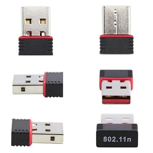 Mini 150MPS USB 2.0 Stick WiFi 802.11n Wireless LAN Network Adapter Stick Schwarz 802.11 Dongle Chip 3