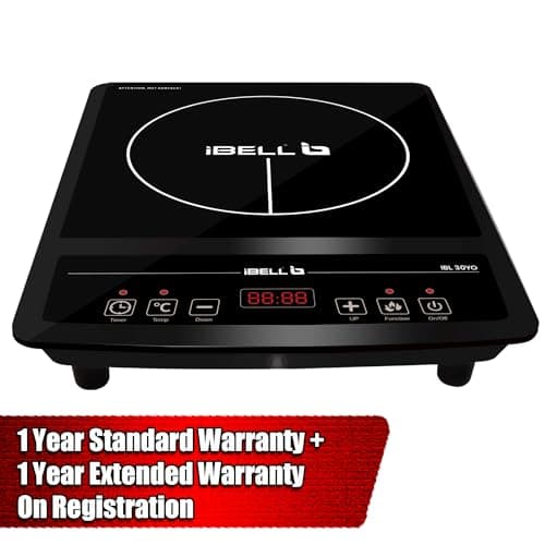 IBELL 30YO 2000W Induction Cooktop with Auto Shut Off & Overheat Protection, 2-Year Warranty (Black) 3