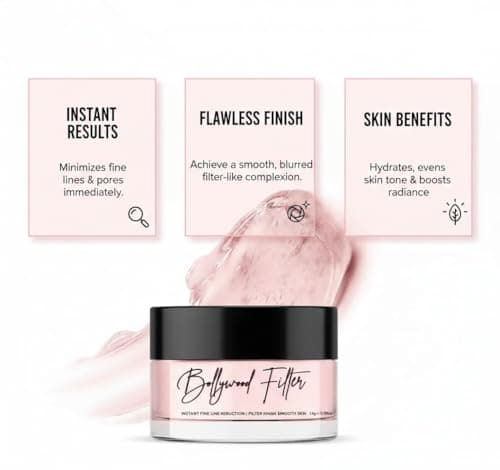 KITYSHOP Bollywood Filter Face Primer 15gm| for a Flawless & Smooth Skin| Blurs Fine Lines, Wrinkles & Pores Instantly| Hydrating, Lightweight & Non-sticky| Cruelty-free 3