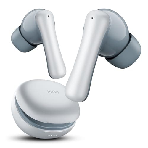 Mivi DuoPods Marathon Earbuds Wireless | Fast Charge | 70H Playtime | BT v5.3 | 13mm Drivers | Noise Cancellation | IPX4.0 TWS