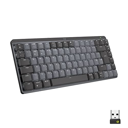 Logitech Mx Mechanical Mini Wireless Illuminated Keyboard, Linear Switches, Backlit, Bluetooth, USB- 2